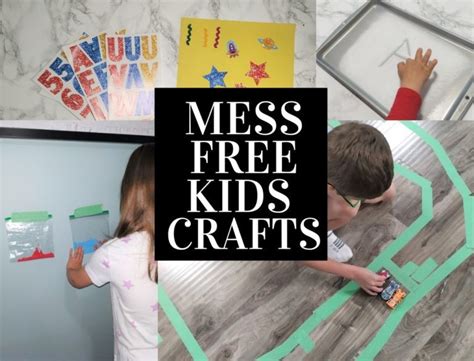 10 Mess Free Activities for Kids - Rekindle My Dwelling