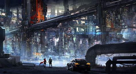 FZD School of Design | Cyberpunk city, Futuristic city, Cyberpunk