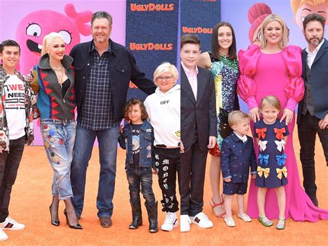 Blake Shelton & Kelly Clarkson Turn “UglyDolls” Premiere Into Family ...