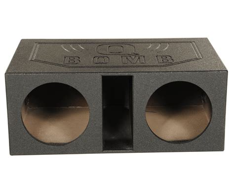 QPower 12" Dual Vented Ported Car Subwoofer Sub Box Enclosure (For Parts) 813177021651 | eBay