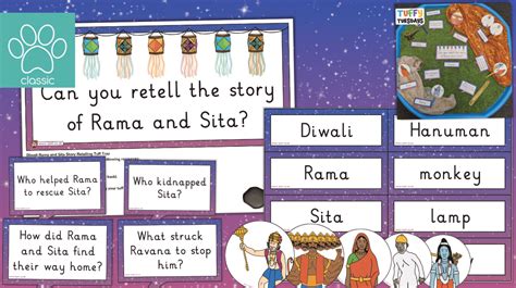 Teacher's Pet » Diwali Rama and Sita Story Retelling Tuff Tray Pack