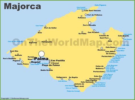 Majorca Maps | Balearic Islands, Spain | Map of Majorca (Mallorca)