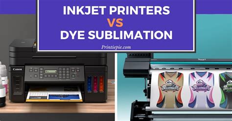 Dye Sublimation vs Inkjet Printers - [Complete Comparison]