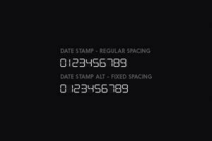 Date Stamp font free download • AllBestFonts.com