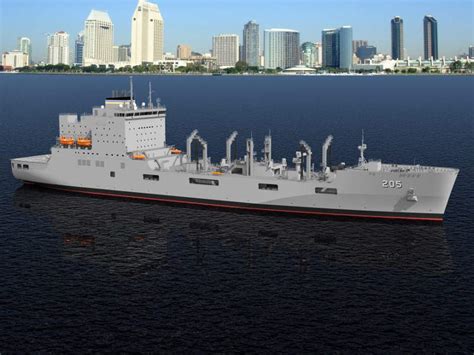 , General Dynamics NASSCO christened the future USNS John Lewis (T-AO 205) | Ships Nostalgia