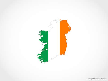 Printable Maps of Ireland | Free Vector Maps