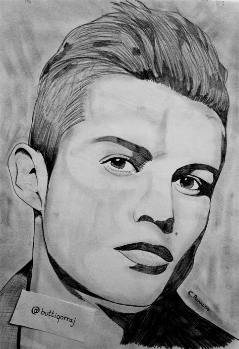 Drawing C.Ronaldo | Drawings, Male sketch, Art