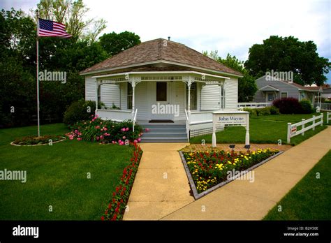 House John Wayne was born in Winterset Iowa USA Stock Photo - Alamy