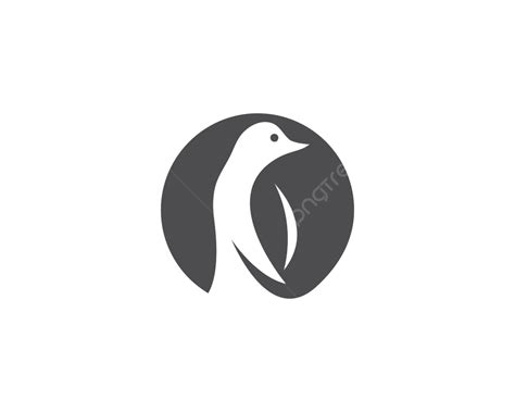 Penguin Logo Vector Art Cute Background Vector, Art, Cute, Background PNG and Vector with ...