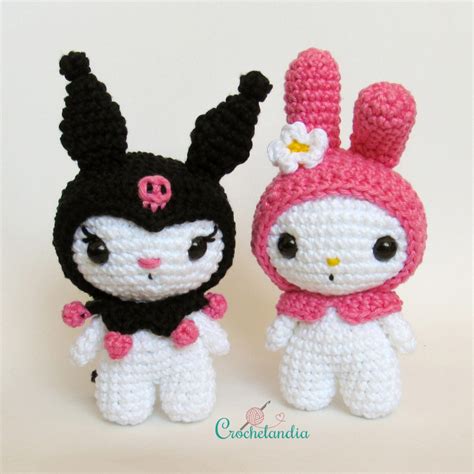 Amigurumi Kuromi - crochet pattern by Crochelandia