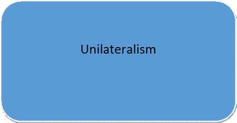 Pros and Cons of Unilateralism - Pros an Cons