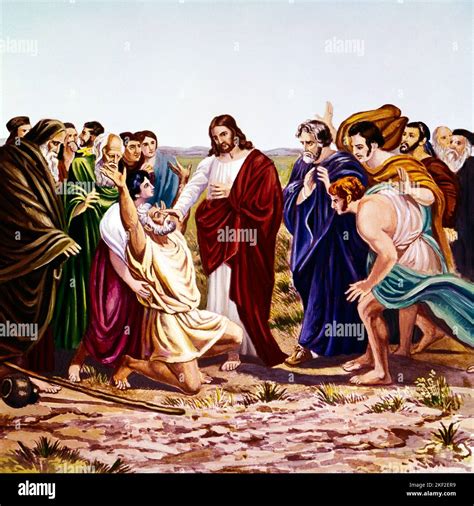 Jesus Healing Blind Man