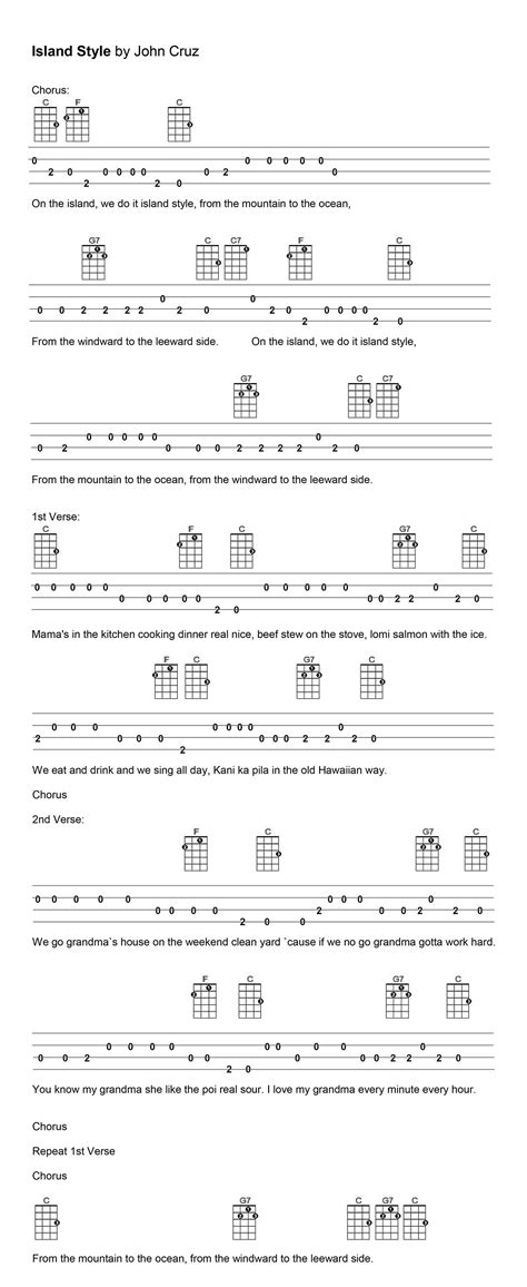 the guitar tabs are arranged in different styles