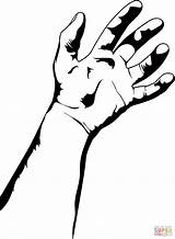 Open Hands Drawings sketch template