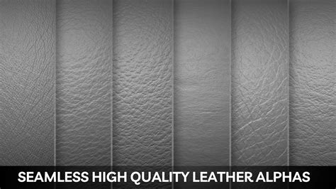 ArtStation - 20 Seamless Leather Alphas ( Tileable ) | Brushes