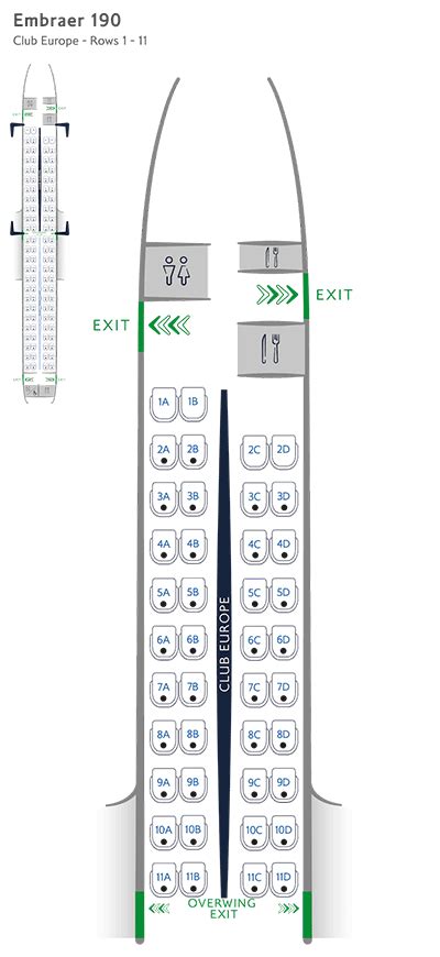 Club Europe seat maps | Information | British Airways