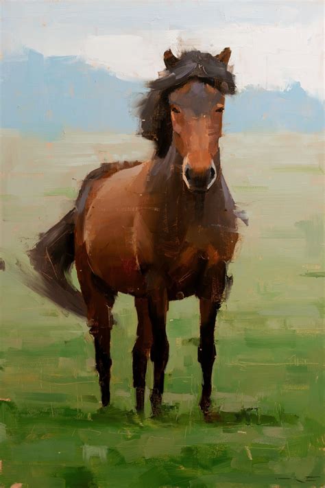 Icelandic horse, Thorgrimur Einarsson, oils, 2023 : r/Art