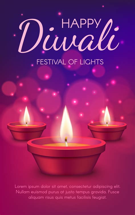 Diwali light festival, Indian religion diya lamps 23843455 Vector Art at Vecteezy