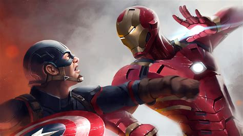 Iron Man Vs Captain America 4k Wallpaper,HD Superheroes Wallpapers,4k Wallpapers,Images ...
