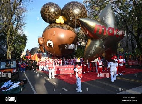 "Ada Twist, Scientist" by Netflix balloon during the 95th Annual Macy's Thanksgiving Day Parade ...