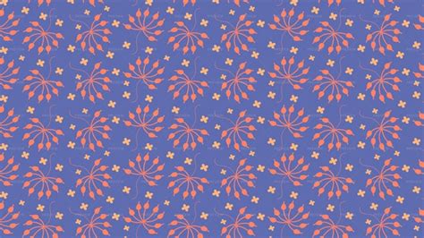 Purple Floral Fabric Pattern - Graphics | Motion Array