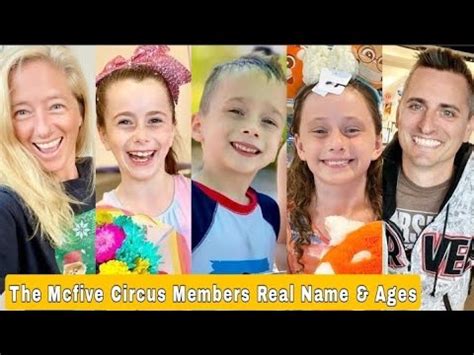 The Mcfive Circus Family Members Real Name And Ages - YouTube