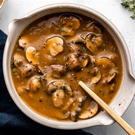 Vegan Mushroom Gravy - From My Bowl