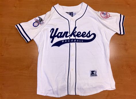 Vintage 90s Yankees Starter Baseball Jersey mariano rivera bernie ...