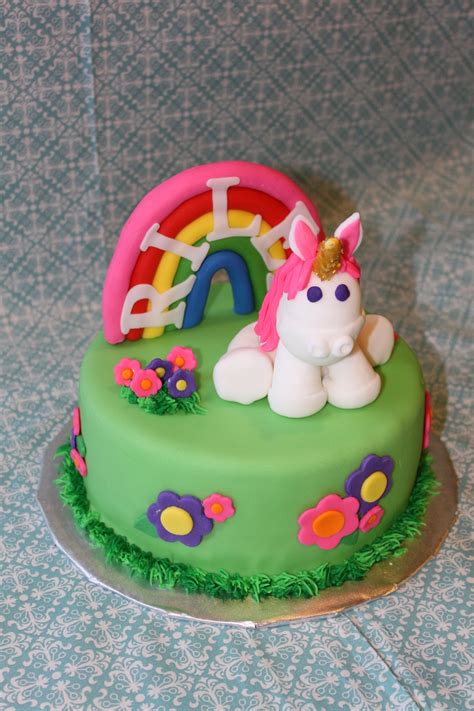 Unicorn Rainbow Birthday Cake - CakeCentral.com