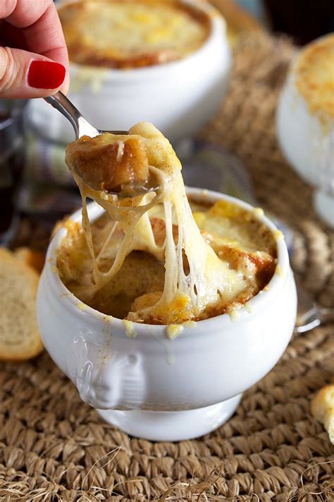 The Very BEST Baked French Onion Soup - The Suburban Soapbox