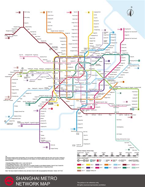 Downloadable and Detailed Maps of Shanghai, Shanghai Subway Map