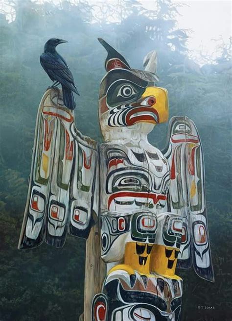 Indigenous Peoples image by relombardo | Totem pole, Raven totem, Native american totem