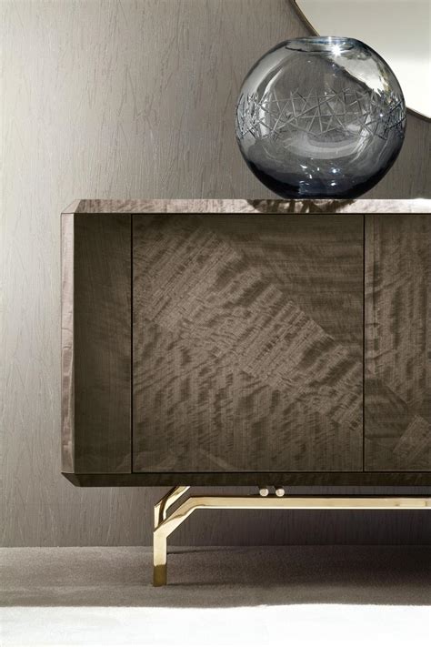 Giorgio Collection 'Infinity' Italian Makore Mahogany Buffet Sideboard ...