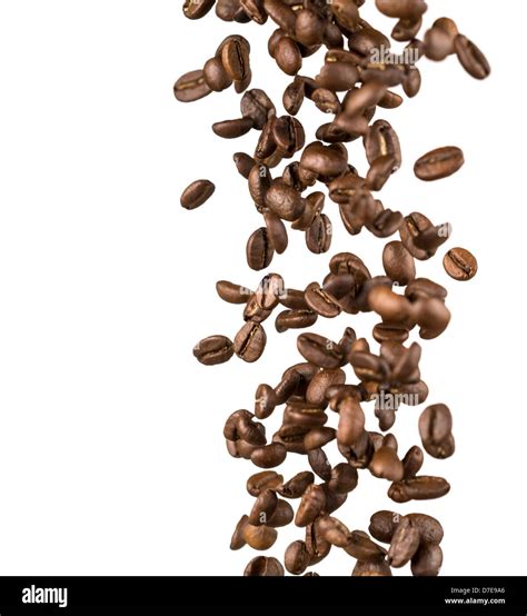 falling coffee beans Stock Photo - Alamy