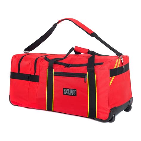 K-Cliffs Rolling Firefighter Gear Bag Fireman Equipment Duffel with ...