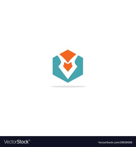 Abstract arrow design logo Royalty Free Vector Image