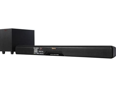 Klipsch RSB-8 Sound bar with 6.5 inch wireless subwoofer, black ...