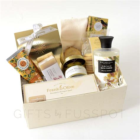 Cream & Golden Gift Box for Her | Gifts by Fusspot