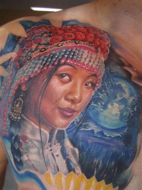 Hmong tattoo | Hmong tattoo, Color tattoo, Portrait tattoo