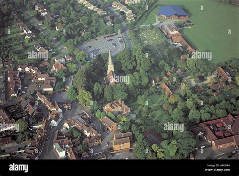 Aerial view of Princes Risborough Stock Photo - Alamy