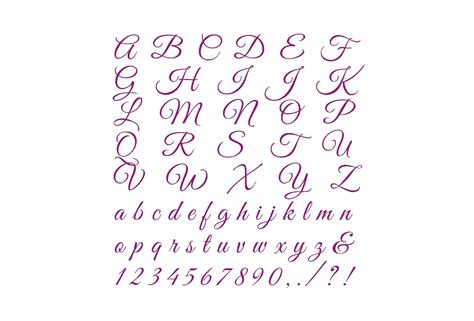 Cursive Cross Stitch Alphabet Patterns - Cross Stitch Patterns