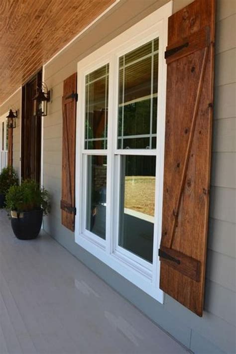 20+ White Farmhouse With Wood Shutters