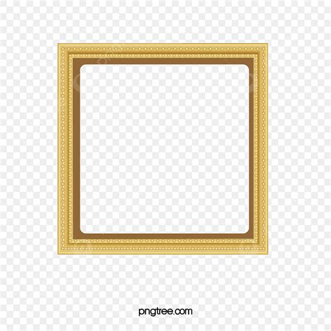 Gold Frame Border Vector Hd PNG Images, Vector Painted Gold Frame ...