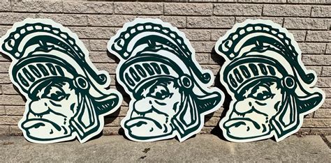 Michigan State Gruff Sparty Fan Art Bold Floating Fan | Etsy