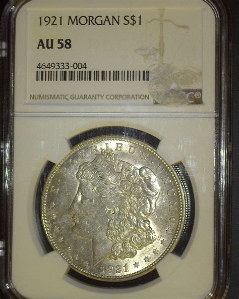 1921 Morgan Dollar $1 AU58 NGC – Millers Mint