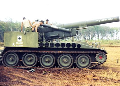 US Army M110 8 inch Self-Propelled Howitzer - Good-bye Charlie .. . | Vietnam War | Pinterest ...