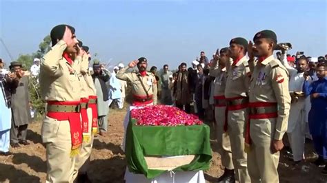 Soldier martyred in North Waziristan laid to rest with full military ...