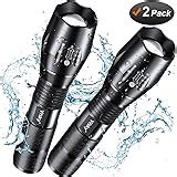 Etekcity 2 Pack Portable Outdoor LED Camping Lantern with 6 AA Batteries (Black, Collapsible ...