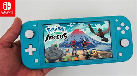 Nintendo Switch Lite Console Gray Bundle With Pokemon Legends: Arceus ...