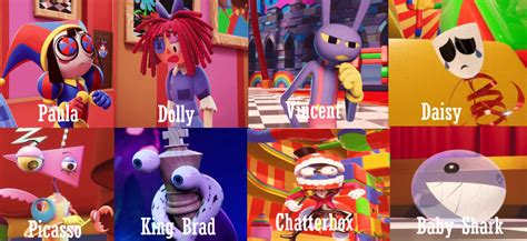 Amazing Digital Circus characters' names, according to my aunt who's ...